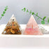 1pc Orgone Pyramid For Positive Energy And Amethyst Crystal Ball, With Protection From Crystals Energy Generator For Stress Reduce Healing Meditation And Wealth Attraction For Decoration