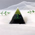 1pc Orgone Pyramid For Positive Energy And Amethyst Crystal Ball, With Protection From Crystals Energy Generator For Stress Reduce Healing Meditation And Wealth Attraction For Decoration