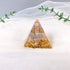 1pc Orgone Pyramid For Positive Energy And Amethyst Crystal Ball, With Protection From Crystals Energy Generator For Stress Reduce Healing Meditation And Wealth Attraction For Decoration