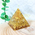 1pc Orgone Pyramid For Positive Energy And Amethyst Crystal Ball, With Protection From Crystals Energy Generator For Stress Reduce Healing Meditation And Wealth Attraction For Decoration