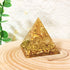 1pc Orgone Pyramid For Positive Energy And Amethyst Crystal Ball, With Protection From Crystals Energy Generator For Stress Reduce Healing Meditation And Wealth Attraction For Decoration