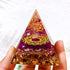 1pc Orgone Pyramid For Positive Energy And Amethyst Crystal Ball, With Protection From Crystals Energy Generator For Stress Reduce Healing Meditation And Wealth Attraction For Decoration