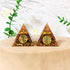 1pc Orgone Pyramid For Positive Energy And Amethyst Crystal Ball, With Protection From Crystals Energy Generator For Stress Reduce Healing Meditation And Wealth Attraction For Decoration