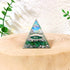 1pc Orgone Pyramid For Positive Energy And Amethyst Crystal Ball, With Protection From Crystals Energy Generator For Stress Reduce Healing Meditation And Wealth Attraction For Decoration