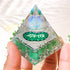 1pc Orgone Pyramid For Positive Energy And Amethyst Crystal Ball, With Protection From Crystals Energy Generator For Stress Reduce Healing Meditation And Wealth Attraction For Decoration