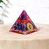 1pc Orgone Pyramid For Positive Energy And Amethyst Crystal Ball, With Protection From Crystals Energy Generator For Stress Reduce Healing Meditation And Wealth Attraction For Decoration