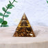 1pc Orgone Pyramid For Positive Energy And Amethyst Crystal Ball, With Protection From Crystals Energy Generator For Stress Reduce Healing Meditation And Wealth Attraction For Decoration