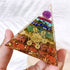 1pc Orgone Pyramid For Positive Energy And Amethyst Crystal Ball, With Protection From Crystals Energy Generator For Stress Reduce Healing Meditation And Wealth Attraction For Decoration