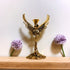 1 metal angel shape holder,stand, healing crystal, suitable for home decor