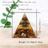 1pc Orgone Pyramid For Positive Energy And Amethyst Crystal Ball, With Protection From Crystals Energy Generator For Stress Reduce Healing Meditation And Wealth Attraction For Decoration