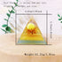 1pc Orgone Pyramid For Positive Energy And Amethyst Crystal Ball, With Protection From Crystals Energy Generator For Stress Reduce Healing Meditation And Wealth Attraction For Decoration