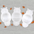 10cm Selenite Crafts Owl Animal Handicraft Crystal Night Owl Bowl Healing Stones for Home Decoration