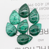 1PC 32mm Natural Malachite Water Droplets Shape Carving Healing Carving for Art Furnishing Articles and Making Necklace