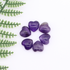 10PC/Bag Natural Green Aventurine Amethyst 1.5cm Charm Healing Stones Polished Crystal Heart Pendant for Making Necklace