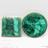 1PC 80mm or 100mm Natural Malachite Cup Mat Healing Carving for Art Furnishing Articles and Home Decoration