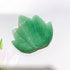 1PC 45mm Natural Rose Quartz Green Aventurine Polychrome Agate Foliage Crystal Crafts for Making Necklace and Home Decoration