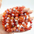 1PC Crystal Bracelets Natural Carnelian 8mm Beads Red Agate Pendant Healing Stones Reiki Bracelet for Making Necklace DIY