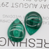 1PC 32mm Natural Malachite Water Droplets Shape Carving Healing Carving for Art Furnishing Articles and Making Necklace