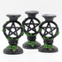 13cm Crystal Sphere Holder Stand Resin Pentagram Five-pointed Star Shaped Healing Ball Base Reiki Stones for Home Decoration