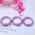 1inches Crystal Ring Natural Rose Quartz Dream Amethyst Carvings Pendant Reiki Charm Healing Stones for Making Necklace